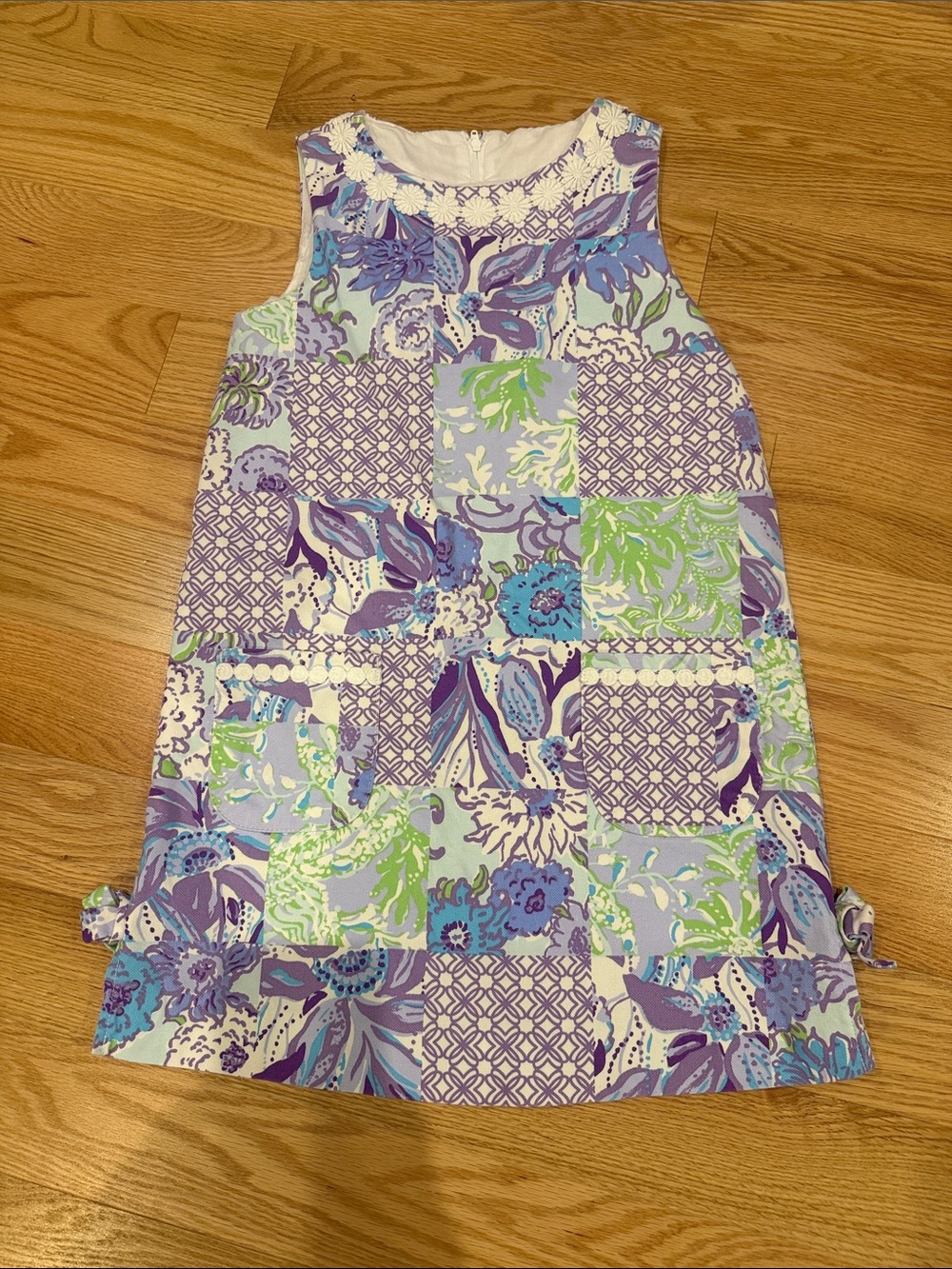 Lilly Pulitzer Floral Patchwork Sleeveless Dress